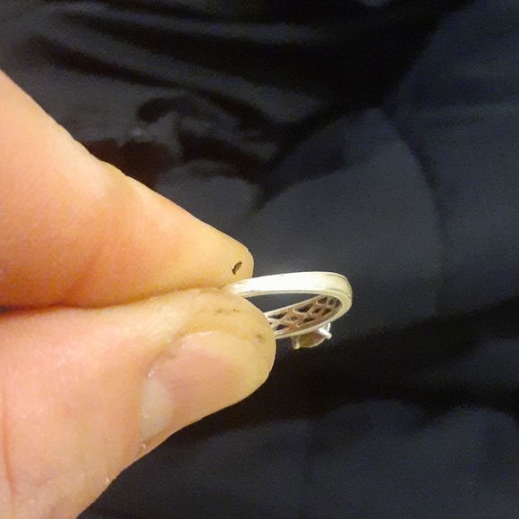 1/4 Karat diamond / silver ring - Picture 2 of 3